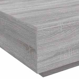 Konferenční stolek s LED osvětlením šedý sonoma 80 x 80 x 31 cm - obrázek 9