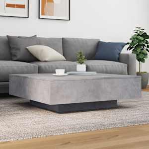 Konferenční stolek betonově šedý 100x100x31 cm kompozitní dřevo - obrázek 3