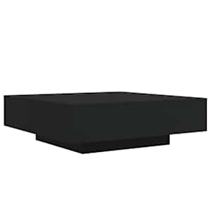 Konferenční stolek s LED osvětlením černý 100 x 100 x 31 cm - obrázek 3
