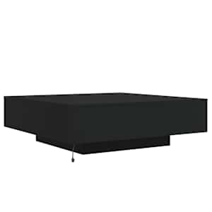 Konferenční stolek s LED osvětlením černý 100 x 100 x 31 cm - obrázek 8