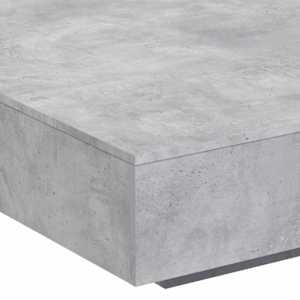 Konferenční stolek s LED osvětlením betonově šedý 100x100x31 cm - obrázek 9