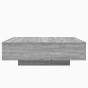 Konferenční stolek s LED osvětlením šedý sonoma 100x100x31 cm - obrázek 6