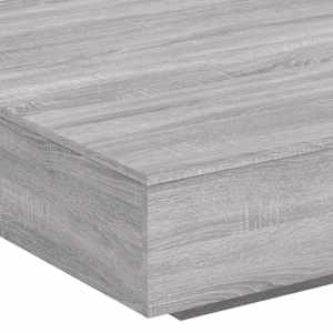 Konferenční stolek s LED osvětlením šedý sonoma 100x100x31 cm - obrázek 9