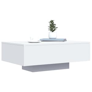 Konferenční stolek s LED osvětlením bílý 85 x 55 x 31 cm - obrázek 5