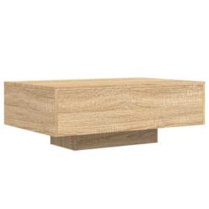 Konferenční stolek s LED osvětlením dub sonoma 85 x 55 x 31 cm - obrázek 3