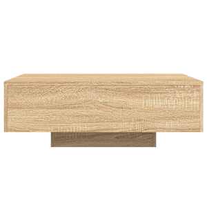 Konferenční stolek s LED osvětlením dub sonoma 85 x 55 x 31 cm - obrázek 7