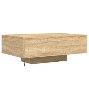Konferenční stolek s LED osvětlením dub sonoma 85 x 55 x 31 cm - obrázek 8