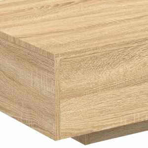 Konferenční stolek s LED osvětlením dub sonoma 85 x 55 x 31 cm - obrázek 9