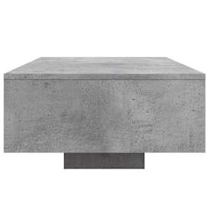 Konferenční stolek s LED osvětlením betonově šedý 85x55x31 cm - obrázek 6