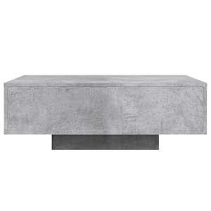 Konferenční stolek s LED osvětlením betonově šedý 85x55x31 cm - obrázek 7