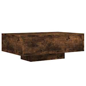 Konferenční stolek s LED osvětlením kouřový dub 85 x 55 x 31 cm - obrázek 3
