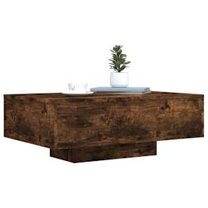 Konferenční stolek s LED osvětlením kouřový dub 85 x 55 x 31 cm - obrázek 5
