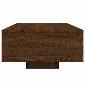 Konferenční stolek s LED osvětlením hnědý dub 85 x 55 x 31 cm - obrázek 6