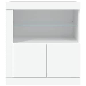 Příborník s LED osvětlením bílý 60,5 x 37 x 67 cm - obrázek 6