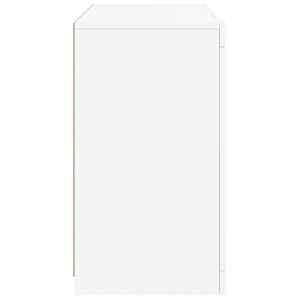 Příborník s LED osvětlením bílý 60,5 x 37 x 67 cm - obrázek 8