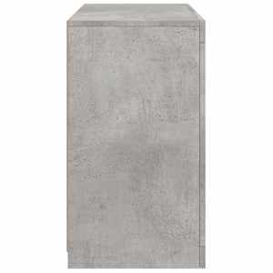 Příborník s LED osvětlením betonově šedý 60,5 x 37 x 67 cm - obrázek 8