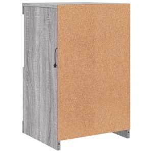Odkládací skříňka s LED osvětlením šedá sonoma kompozitní dřevo - obrázek 9