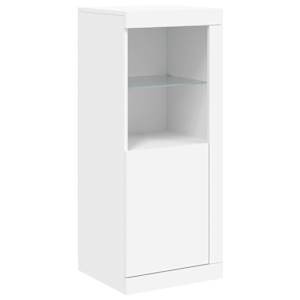 Příborník s LED osvětlením bílý 41 x 37 x 100 cm - obrázek 3