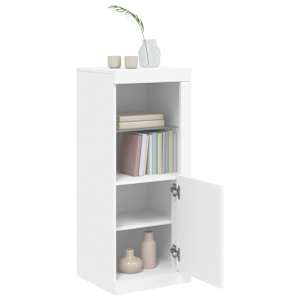 Příborník s LED osvětlením bílý 41 x 37 x 100 cm - obrázek 5