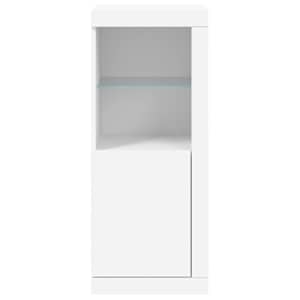 Příborník s LED osvětlením bílý 41 x 37 x 100 cm - obrázek 6