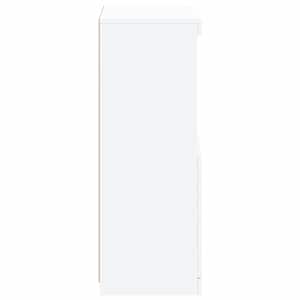 Příborník s LED osvětlením bílý 41 x 37 x 100 cm - obrázek 8