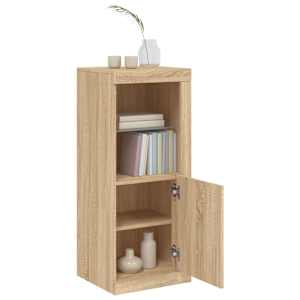 Příborník s LED osvětlením dub sonoma 41 x 37 x 100 cm - obrázek 5