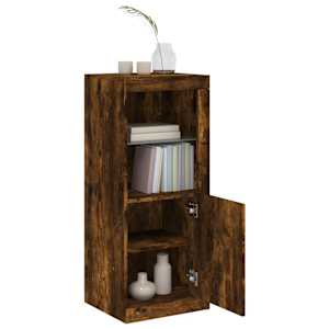 Příborník s LED osvětlením kouřový dub 41 x 37 x 100 cm - obrázek 5