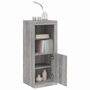 Příborník s LED osvětlením šedý sonoma 41 x 37 x 67 cm - obrázek 5