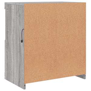 Příborník s LED osvětlením šedý sonoma 60 x 37 x 67 cm - obrázek 9