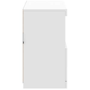 Příborník s LED osvětlením bílý 81 x 37 x 67 cm - obrázek 8
