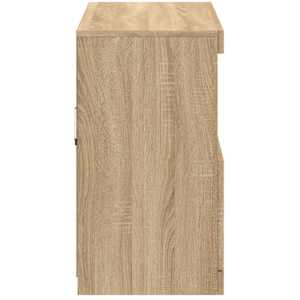 Příborník s LED osvětlením dub sonoma 81 x 37 x 67 cm - obrázek 8