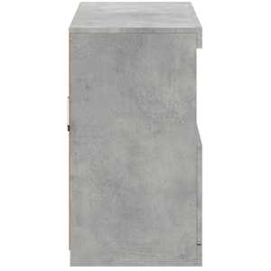 Příborník s LED osvětlením betonově šedý 81 x 37 x 67 cm - obrázek 8