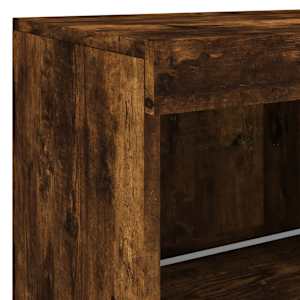 Příborník s LED osvětlením kouřový dub 81 x 37 x 67 cm - obrázek 10