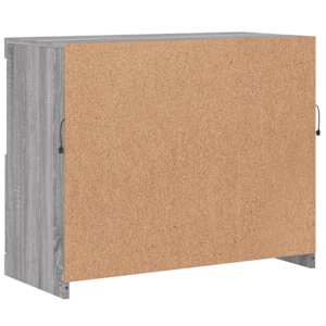 Příborník s LED osvětlením šedý sonoma 81 x 37 x 67 cm - obrázek 9