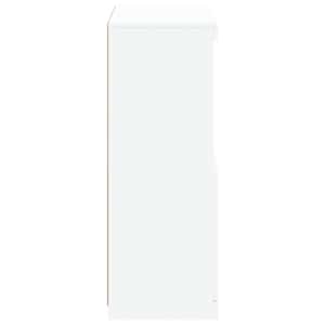 Příborník s LED osvětlením bílý 60,5 x 37 x 100 cm - obrázek 8