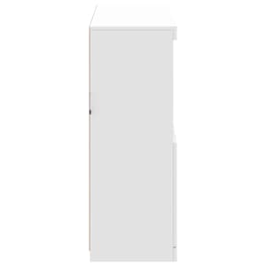 Příborník s LED osvětlením bílý 81 x 37 x 100 cm - obrázek 8