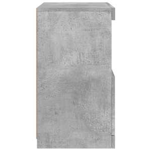 Příborník s LED osvětlením betonově šedý 41 x 37 x 67 cm - obrázek 8
