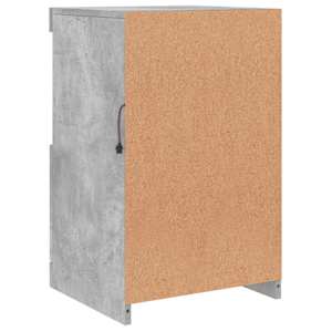 Příborník s LED osvětlením betonově šedý 41 x 37 x 67 cm - obrázek 9