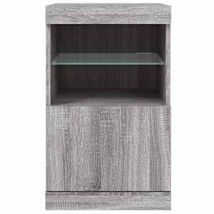 Příborník s LED osvětlením šedý sonoma 41 x 37 x 67 cm - obrázek 6
