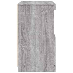 Příborník s LED osvětlením šedý sonoma 41 x 37 x 67 cm - obrázek 8