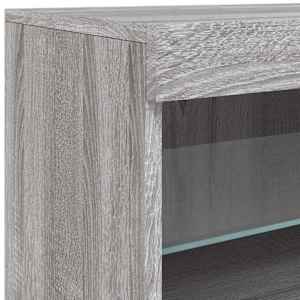 Příborník s LED osvětlením šedý sonoma 41 x 37 x 67 cm - obrázek 11