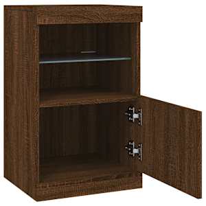 Příborník s LED osvětlením hnědý dub 41 x 37 x 67 cm - obrázek 7