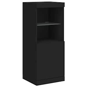 Příborník s LED osvětlením černý 41 x 37 x 100 cm - obrázek 5