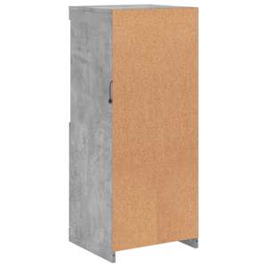 Příborník s LED osvětlením betonově šedý 41 x 37 x 100 cm - obrázek 9
