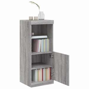 Příborník s LED osvětlením šedý sonoma 41 x 37 x 67 cm - obrázek 4