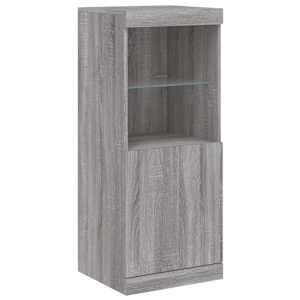 Příborník s LED osvětlením šedý sonoma 41 x 37 x 67 cm - obrázek 5