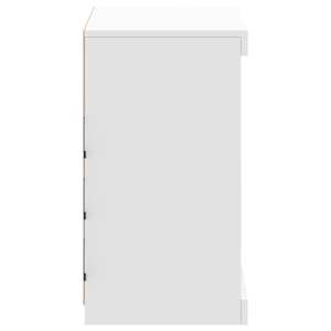Příborník s LED osvětlením bílý 60,5 x 37 x 67 cm - obrázek 7