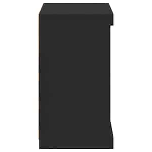 Příborník s LED osvětlením černý 60,5 x 37 x 67 cm - obrázek 7