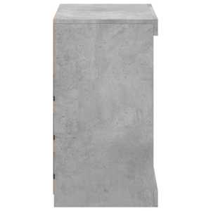Příborník s LED osvětlením betonově šedý 60,5 x 37 x 67 cm - obrázek 7