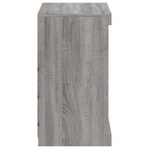 Příborník s LED osvětlením šedý sonoma 60,5 x 37 x 67 cm - obrázek 7